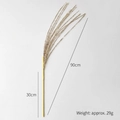 Silver decorative Christmas glitter branch spray, 90cm long for tree and home decor - 90cm Champagne Style (Weight Approx. 29g)