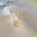 Collier Coquillage Ouvrable (Maillon Lèvre) / Or rose