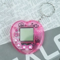 Heart-shaped Pet Machine [transparent Pink] Comes With Batteries And A Keychain.