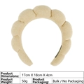 23# Towel Cloth Milk Coffee Headband