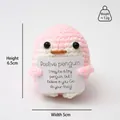 Light Pink Penguin P Card