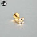 Gold / Rod Thickness 1.2 X 8 Mm