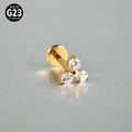 Gold / Rod Thickness 1.2 X 8 Mm