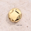Perline Rotonde Grandi Piatte In Oro [175 X 165 Mm (apertura: 1 Mm)] | 1 Pezzo/confezione
