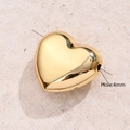 Grandi Perle Dorate A Forma Di Cuore [405 X 36 Mm (apertura: 4 Mm)] | 1 Pezzo/confezione