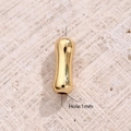Perline Dorate Di Bambù Medie [8x3 Mm (apertura: 1 Mm)] | 20 Pezzi/confezione