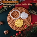 Mini Santa Claus cookie cutter and stamp set for Christmas DIY baking desserts - E3028-Santa Claus