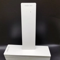 Vertikale Ansicht weißer Schmuckdisplay-Karten für Halsketten und Ohrringe - 6*20cm / Weiß