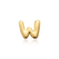 Gold Letter W Accessory Only (Without Chain)