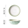 Ciotolina per salse in ceramica verde chiaro con scanalature, diametro di 9,5 cm - Verde Loto