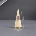 Beige Pointed Finger Ring Holder