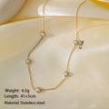 Collier Jyh1265 Or Cinq Perles