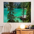 Landscape scenery tapestry with mountain and lake view for bedroom wall decoration - Style 16