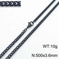 3.5mm Μαύρο / Κολιέ 50cm