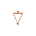 Connettore geometrico a triangolo in acciaio inossidabile oro rosa per gioielli fai da te - Oro rosa