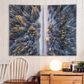 Wall tapestry featuring aerial polar forest and snowy road landscape for home decor - Style 18