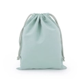 Light green cotton drawstring bag for eco-friendly packaging and gift storage - Bean Paste Green Cotton