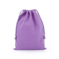 Eco-friendly purple drawstring cotton pouch for jewelry and gift packaging - Purple Cotton