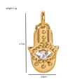 Evil Eye Palm Pendant