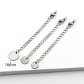 Silver|10 Pieces/pack / 10mm