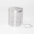SUS304 stainless steel tea infuser with fine mesh and hanging chain for loose leaf tea - New Over-sized Style 89*110mm