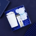 [sapphire Blue] Thermos Cup + Hand Cream + Bear Towel