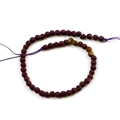 Perline di agata viola naturale sfaccettata da 4mm per creazione gioielli fai-da-te - 4mm (50 Pezzi) / Viola Galvanizzato