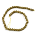 4mm faceted round bronze agate stone beads strand for DIY jewelry making and crafts - 4mm (50 Pcs) / Electroplated Gold