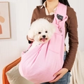 |bolso De Hombro Rosa (poliéster) Con Bolsillos