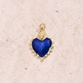 Blauer Öltropfender Gestreifter Liebesanhänger (gold) [28 X 185 Mm (öffnung: 3 Mm)] | 1 Stück/paket