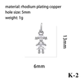 Ragazza con Corpo Triangolare d'Argento (P05823-K-2)