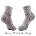 X65 Grey Merino Wool Socks