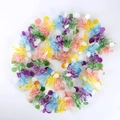 Ghirlanda pasquale colorata con frange e paillettes tonde per decorazioni di feste vivaci - Disco