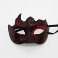 Half-face Painting - Black And Red / 1