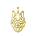 Hollow Wolf Head Gold