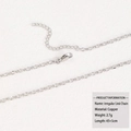 Silver Irregular O-Link Chain
