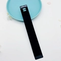 Vista dettagliata del cartoncino nero per esposizione gioielli con testo Fashion Jewelry - 3*21-Velluto nero