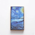Carnet de voyage Van Gogh La Nuit Étoilée avec coffret cadeau et élastique de fermeture - Ciel étoilé
