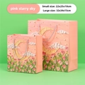 Rosa Sternenhimmel (weißer Karton) | Rosa Sternenhimmel (modell Aus Weißem Karton); 32 X 34 X 15 Cm – 32 X 34 X 15 Cm
