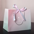 Heart-shaped (silver Pink Ribbon); Small Size 18*16*10cm