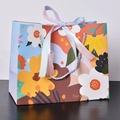 Floral And Bird Design (blue And Pink Ribbon); Small Size 18*16*10cm
