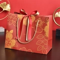 Red Peony (with Gold And Red Ribbon); Small Size 18*16*10cm