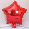Metallic red star shaped foil balloon for wedding party and birthday decoration - 10 Inch Red Star