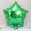 Glossy green star-shaped foil balloon for wedding and birthday party decorations - 10 Inch Green Star