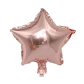 Rose gold star-shaped foil balloon with metallic finish for wedding and party decor - 10 Inch Rose Gold Star