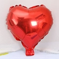 Inflatable 10-inch red heart-shaped foil balloon for wedding and birthday decoration - 10 Inch Red Heart