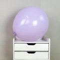 Single 12-inch lavender purple latex balloon with metallic sheen for party decor - 18 Inch Macaron Purple