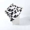 Summer ins style fisherman bucket hat with classic black and white cow print pattern - M (56-58cm) / Cow Print