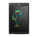 Black 8.5-inch LCD writing tablet with colorful rooster drawing and stylus pen - Black / 12 Inch
