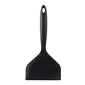 Spatola larga in silicone nero per tamagoyaki e bistecche con finitura opaca - Nero